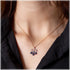 LADORIN Snowflake Necklace - 925 Sterling Silver Necklace with Special Wooden Gift Box